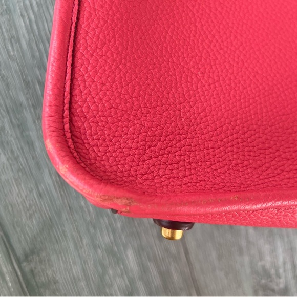 COACH Tyler Carryall 28 pink leather tote bag gold hardware - Picture 12 of 14